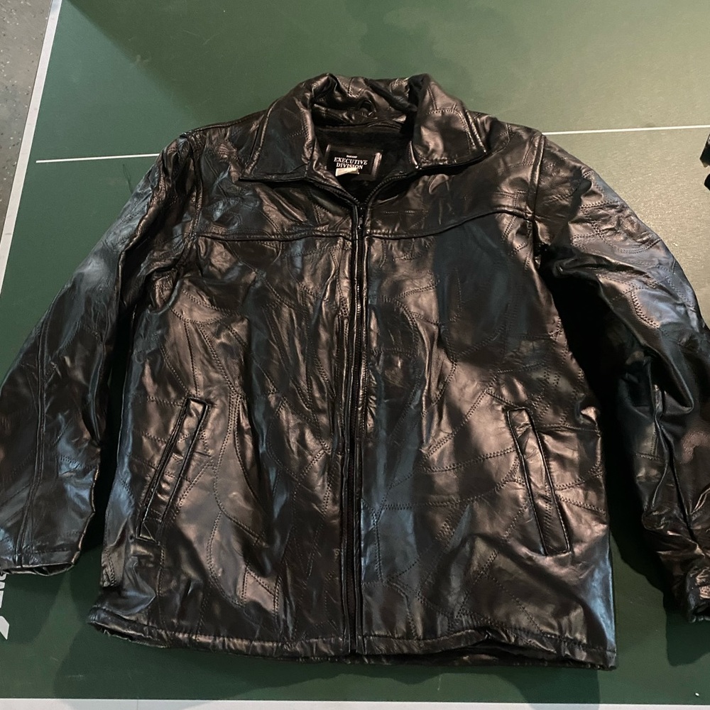 Vintage Haband Executive Division Leather Jacket